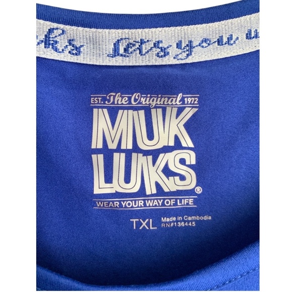 NWT Muk Luks Womens Cardigan w/ Match Tank Top Size Tall XL Sapphire Blue Hoodie - Picture 7 of 12